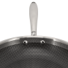 Better Chef 12-Inch 3-Ply Stainless Steel Nonstick Fry Pan with Rolled Edge