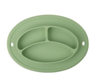 UpwardBaby Divider Plate with Suction Placemat - BPA Free - 100% Food-Grade Silicone - 6m+