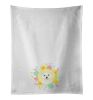 NEW Shih-Tzu Gold #6 Easter Kitchen Towel Set of 2 White Dish Towels Decorative Bathroom Hand towel for Hand, Face, Hair, Yoga, Tea, Dishcloth