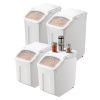 3.5Galx2 + 4.5Galx2 Ingredient Storage Container Airtight Kitchen Bin