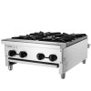 VEVOR Commercial Gas Range Stove 4 Burners Countertop Cooking Hot Plate Kitchen