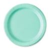 Way To Celebrate 7-Inch Mint Disposable Paper Plates â€“ 24 Count Pack Of Durable Party Plates For Snacks And Desserts