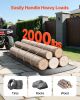 Yard Drag Sled 110 x 46 in 2000lbs Heavy Duty HDPE Glider Hauler Mat Pull Cable